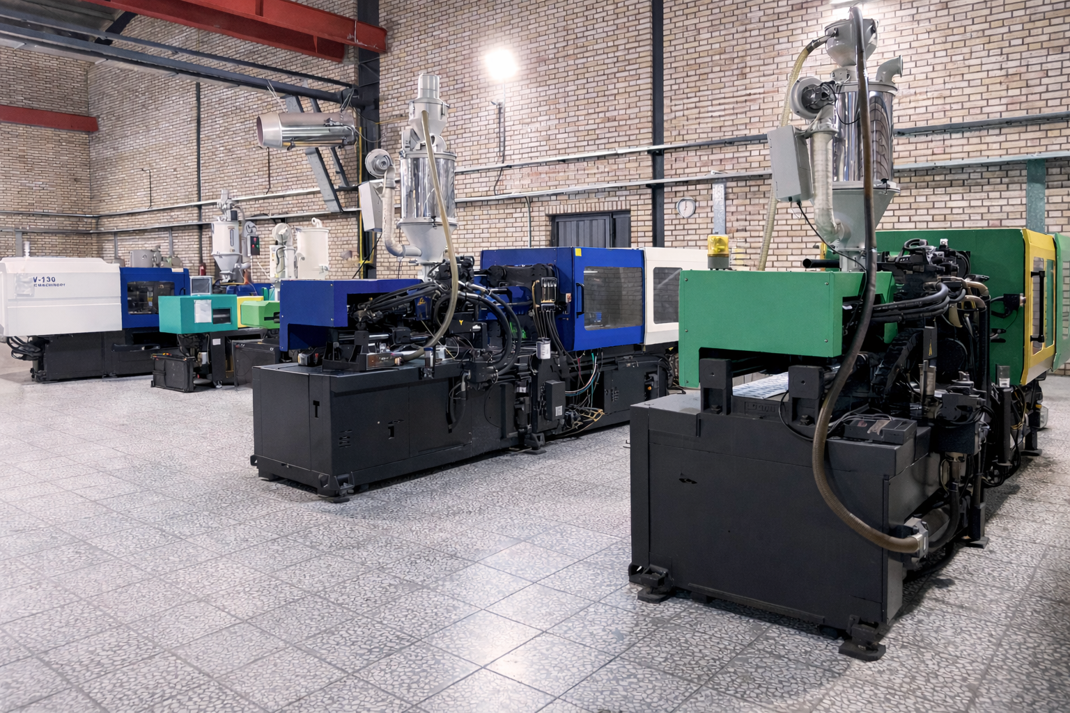 قسمت تزریق سالن قالب سازی
